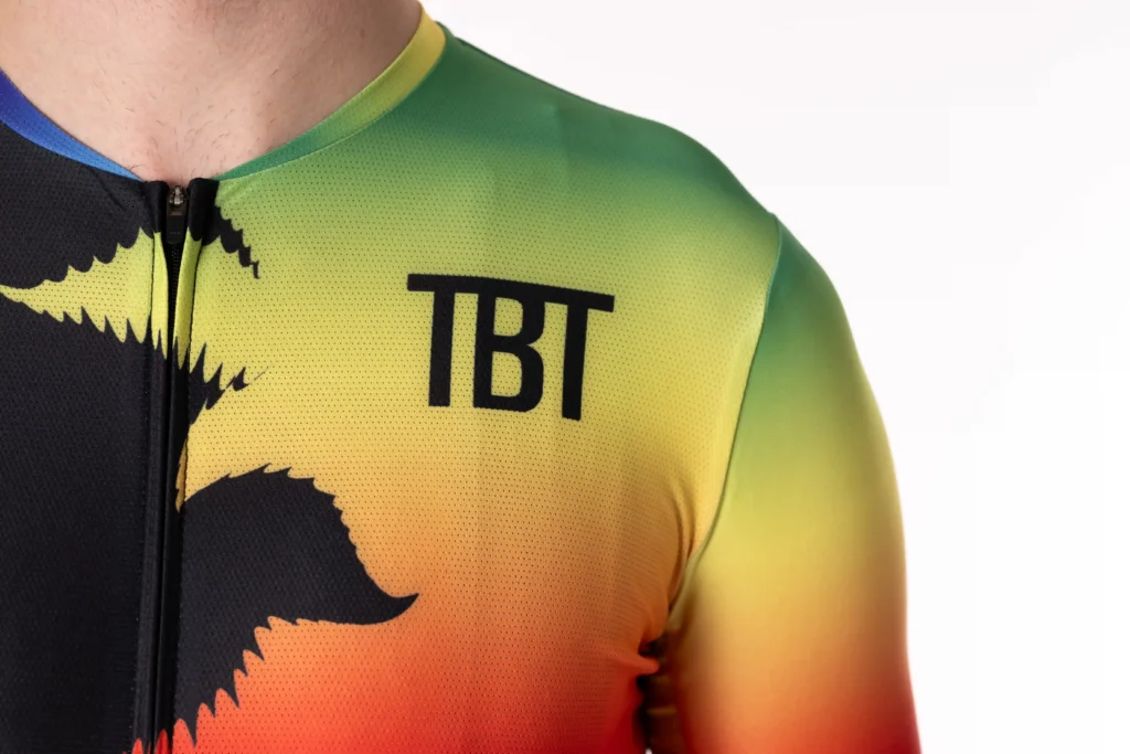 Classic fietsshirt bedrukken borst