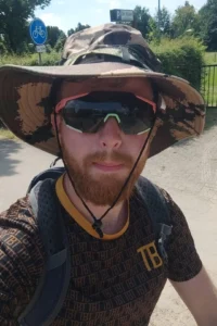 Luc tijdens de nijmeegse vierdaagse 1