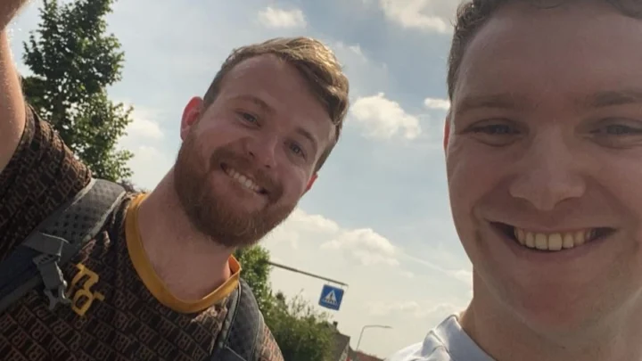 Luc tijdens de nijmeegse vierdaagse 2
