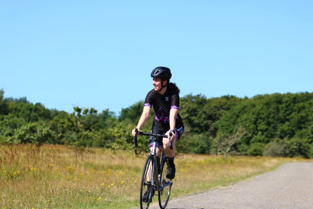Rachel tijdens de ronde van noord holland