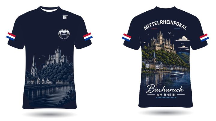 Ontwerp van een sportshirt gemaakt met de hulp van ChatGPT.